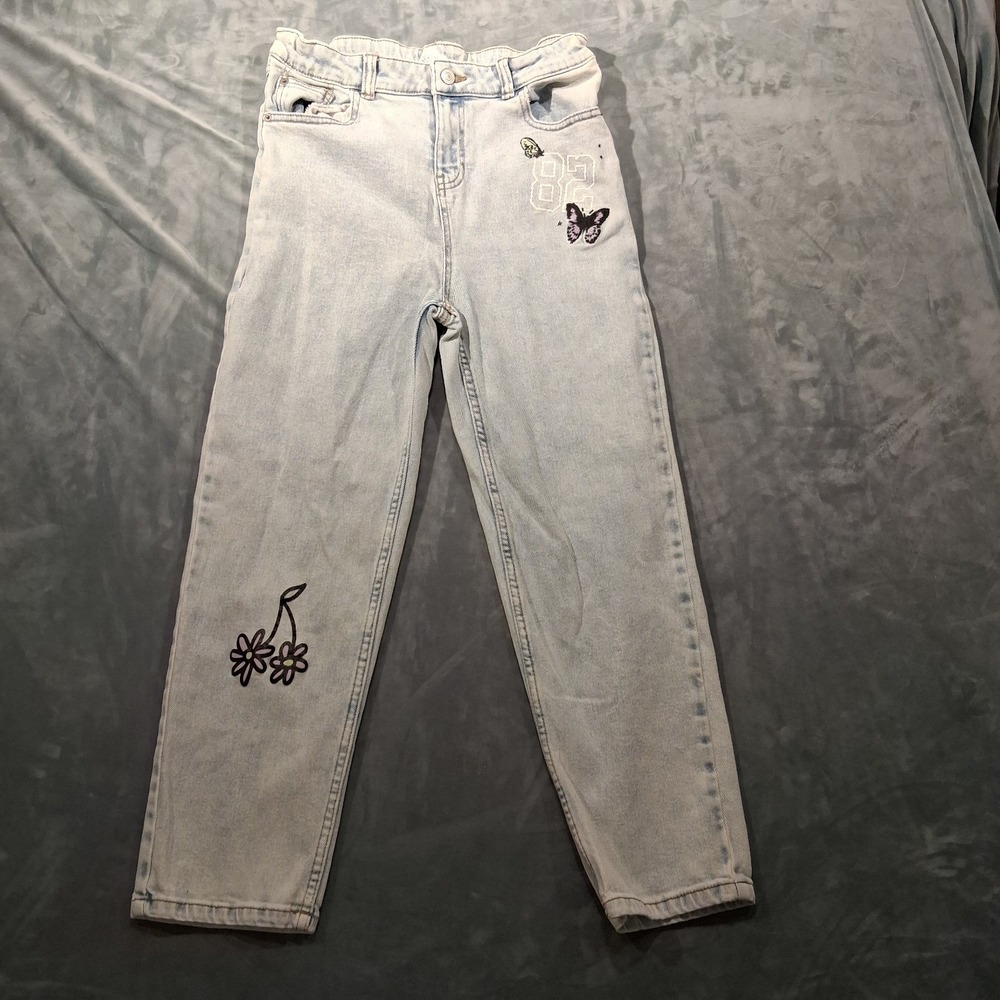 Girls Womens Thereabouts Plus High Rise Mini-Mom Jeans 14.5P Straight Leg Denim